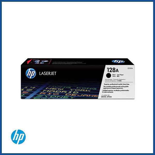 HP 128A Black Toner Cartridge (CE320A)